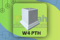 Piala W4 putih elegan dari Pusat Grosir Piala Terlengkap.