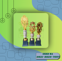 Koleksi komponen trofi dari Supplier Sparepart Piala Tangan Pertama, menyediakan figur FT 359, marmer, dan tatakan piala terlengkap 2026