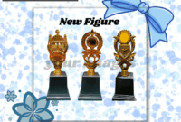 Piala logam eksklusif dengan Sentuhan Magis Piala Agam untuk penghargaan kejuaraan olahraga.