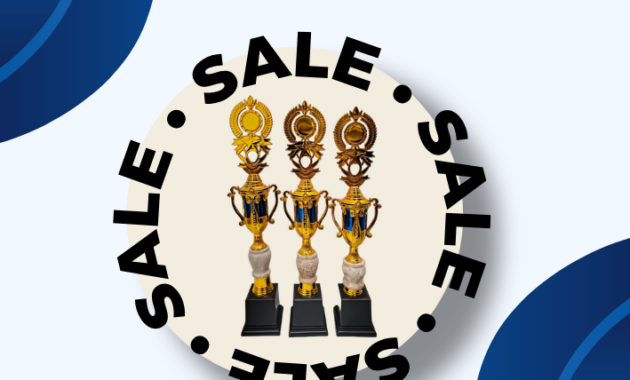 Pabrik Trophy Custom NTB penyedia piala akrilik dan marmer dengan desain unik untuk penghargaan turnamen.