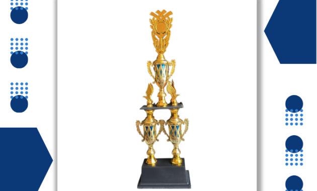 Desain custom trophy eksklusif hasil produksi Supplier Piala Trophy Sungon.